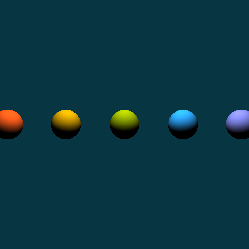 diffuse spheres